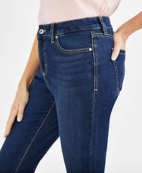 Style & Co Petite Mid-Rise Curvy Skinny Jeans, Created for Macy's