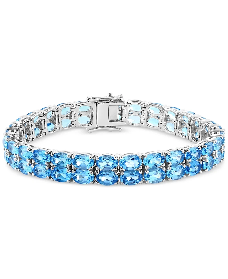 Effy Amethyst Tennis Bracelet (25-1/3 ct. t.w.) Sterling Silver. (Also available Citrine & Blue Topaz)