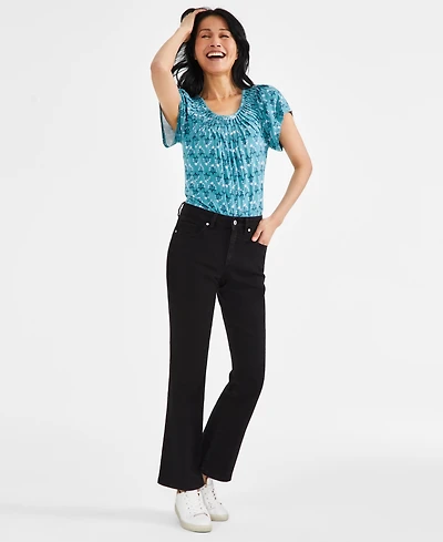 Style & Co Women's Mid-Rise Curvy Bootcut Jeans, Regular, Short and Long Lengths, Created for Macy's
