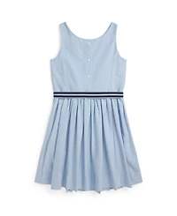 Polo Ralph Lauren Big Girls Cotton Oxford Dress