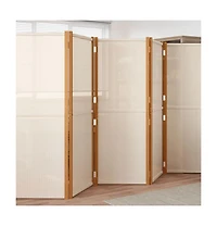 6-Panel Room Divider Cream White 165.4"x70.9"
