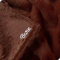 Bare Home Faux Fur Throw Blanket