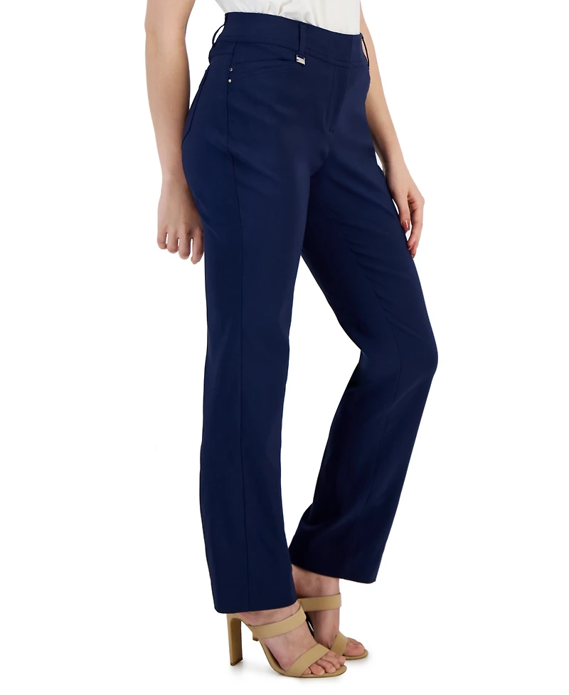 Jm Collection Petite Curvy Straight Leg Pants, & Short, Created for Macy's