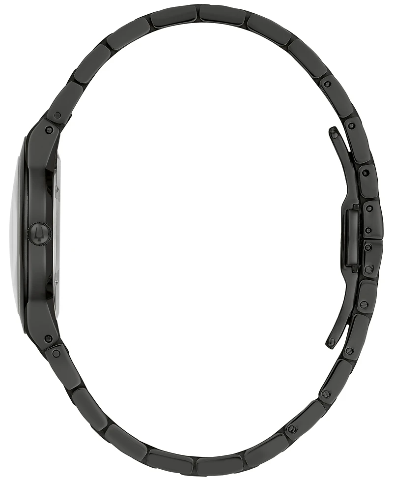 Bulova Women's Modern Millennia Black-Tone Stainless Steel Bracelet Watch 32mm