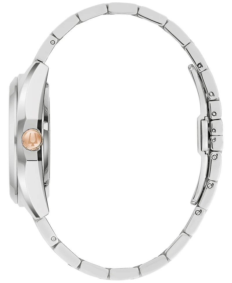 Bulova Men's Automatic Surveyor Stainless Steel Bracelet Watch 39mm