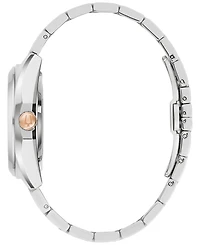 Bulova Men's Automatic Surveyor Stainless Steel Bracelet Watch 39mm