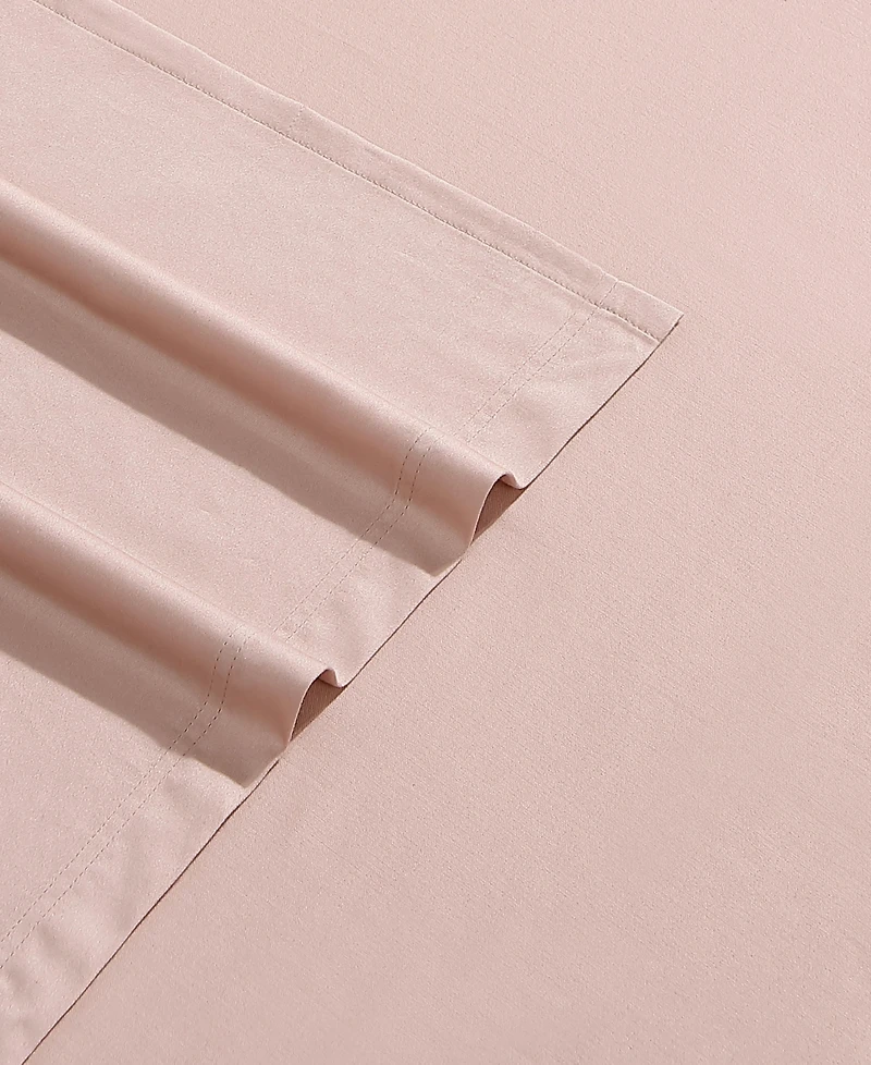 Calvin Klein Organic Earth 300 Thread Count 100% Cotton Sateen 4-Pc. Sheet Set, Queen