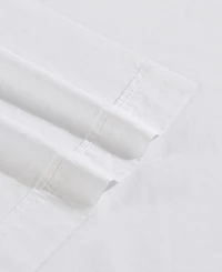 Closeout! Calvin Klein Washed Cotton Percale 4-Pc. Sheet Set
