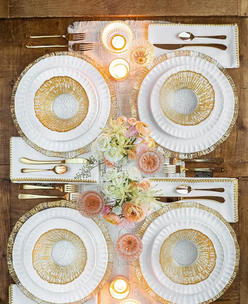 Vietri Pietra Serena Salad Plate