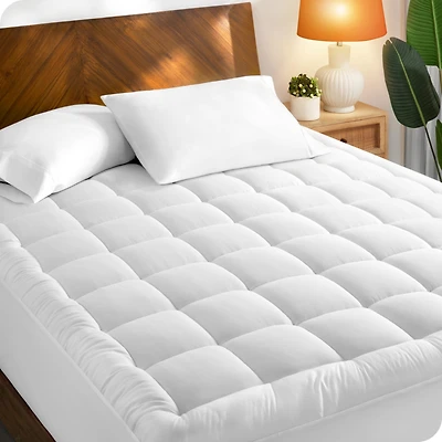 Bare Home Cotton Top Mattress Pad, Full Xl