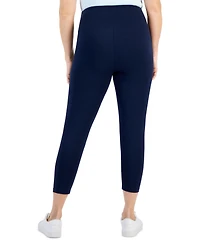 Style & Co Women's High Rise Cropped Pull-On Leggings, Created for Macy's