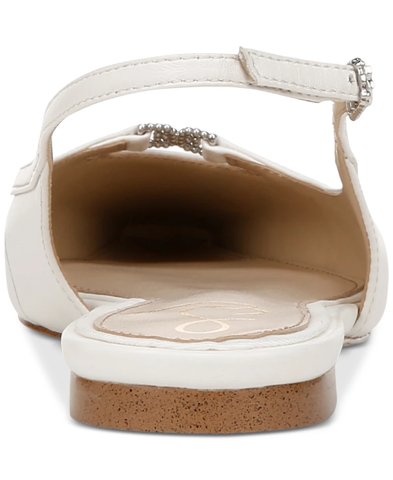 Sam Edelman Women's Cleo Snip-Toe Slingback Flats