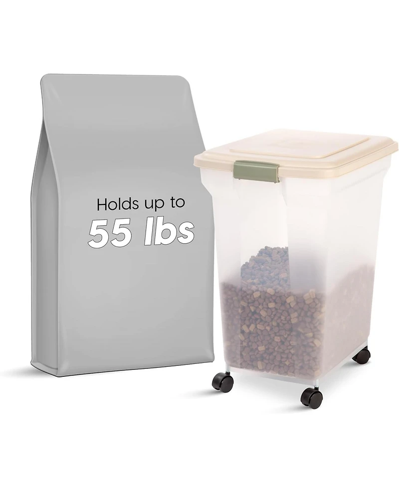 Iris 67 Quart Airtight Pet Food Storage Container