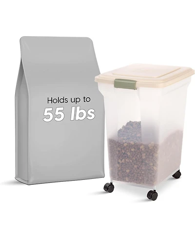 Iris 67 Quart Airtight Pet Food Storage Container