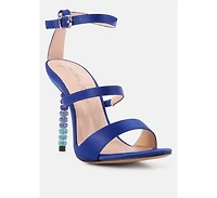 Womens Lawsuit Ankle Strap Fantasy Heel Sandals