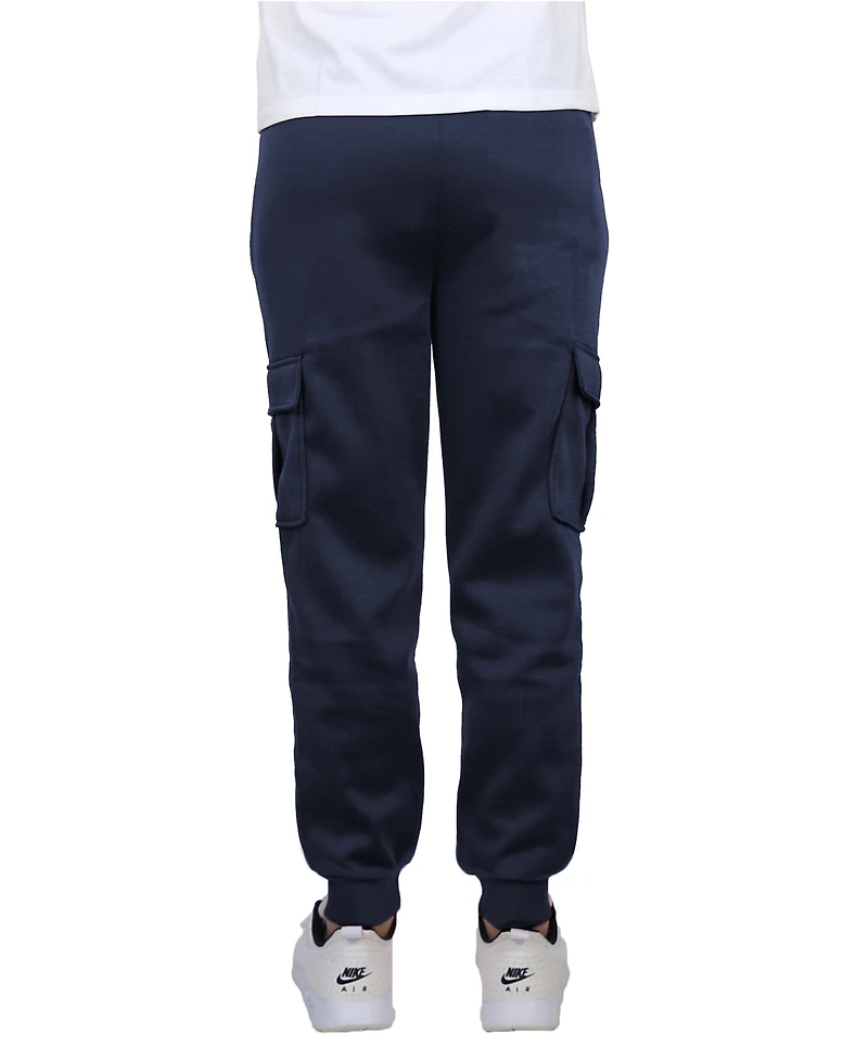 Blue Ice Men's Heavyweight Fleece-Lined Cargo Jogger Sweatpants