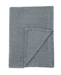 Melange Home Herringbone Cotton Blanket, King
