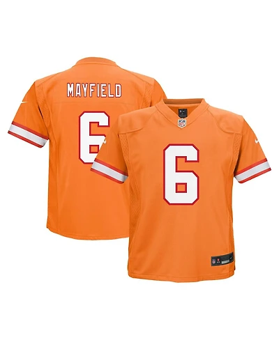 Preschool Boys and Girls Nike Baker Mayfield Orange Tampa Bay Buccaneers Game Jersey