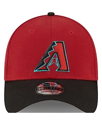 Men's New Era Red, Black Arizona Diamondbacks Team Classic 39THIRTY Flex Hat