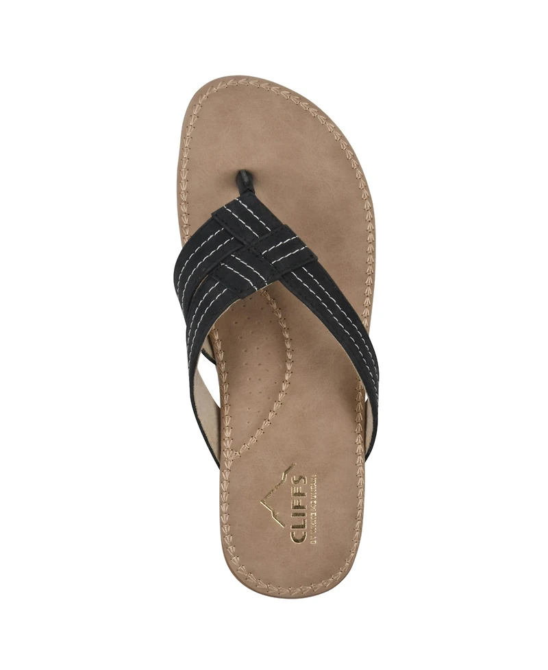 Cliffs by White Mountain Women's Fateful Thong Sandal