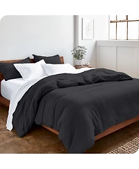 Bare Home Ultra-Soft Sand washed King Duvet Cover & Sham Set
