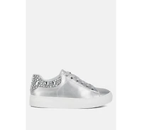 Women Gems Diamante Embellished Sneakers