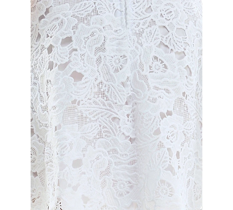 City Studios Juniors' Square-Neck Fit & Flare Skater Dress