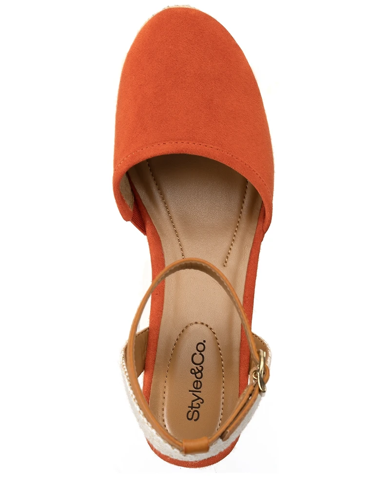 Style & Co Women's Mailena Wedge Espadrille Sandals, Created for Macy's
