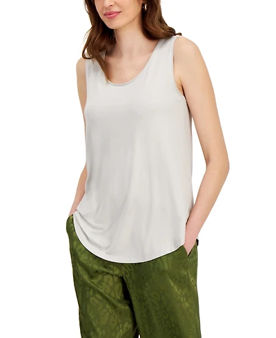 Jm Collection Women's Scoop-Neck Sleeveless Tank Top, Regular & Petite, Created for Macy's