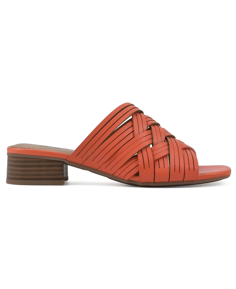 White Mountain Women's Alluvia Slide Flat Sandals