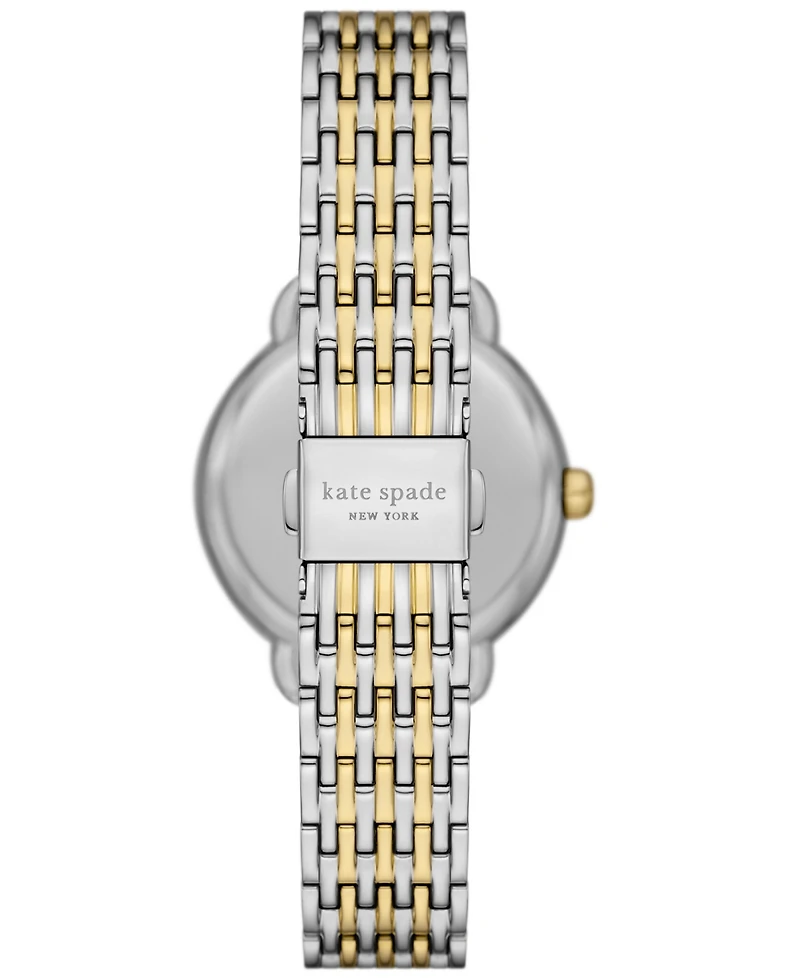 kate spade new york Women's Lily Avenue Three Hand Two-Tone Stainless Steel Watch 34mm