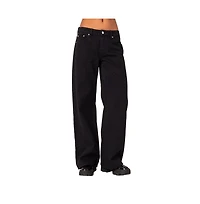 Edikted Women's Daytime low rise jeans