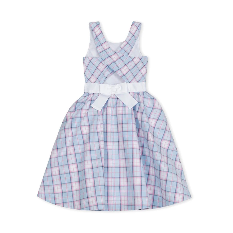 Hope & Henry Girls' Sleeveless Special Occasion Party Dress with Cross Back Detail, Infant