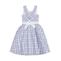 Hope & Henry Girls' Sleeveless Special Occasion Party Dress with Cross Back Detail, Infant