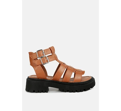 Womens Dewey Chunky Gladiator Sandals