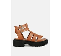 Womens Dewey Chunky Gladiator Sandals