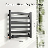 Bathroom Wall Cabinet with Towel Bar and Adjustable Shelf