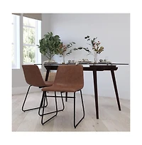 Carrollton 18 Inch Bucket Seat Dining Chairs