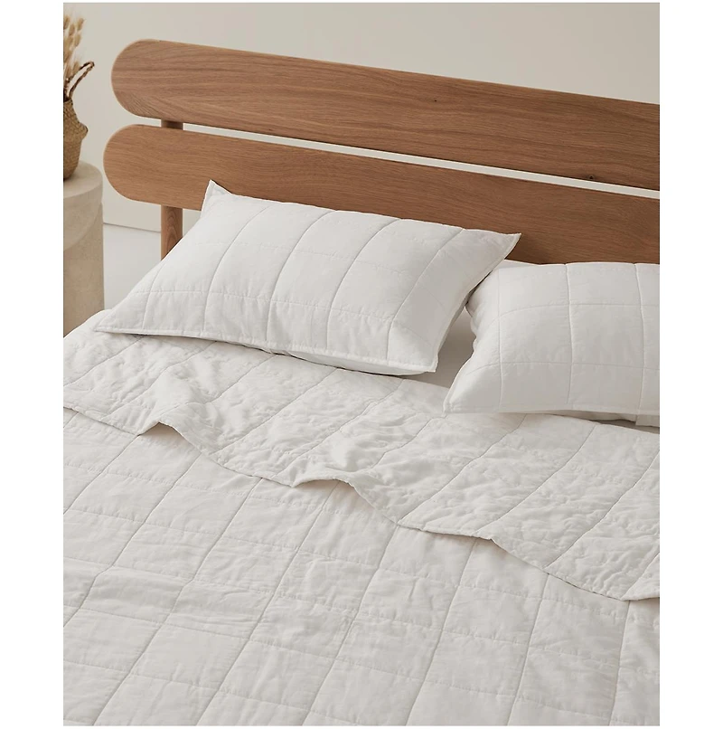 Pact Cotton Quilted Sham 2-Pack - Standard
