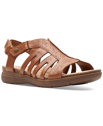 Clarks Women's April Belle Strappy Slingback Sandals