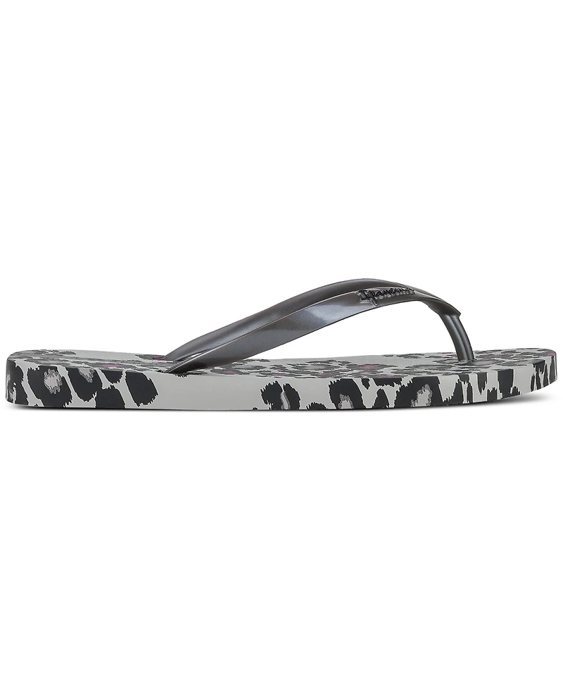 Ipanema Women's Animal Print Slip-On Thong Sandals