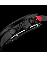 Stuhrling Model 4029 Men's Japan Quartz Chronograph, Leather Strap Watch