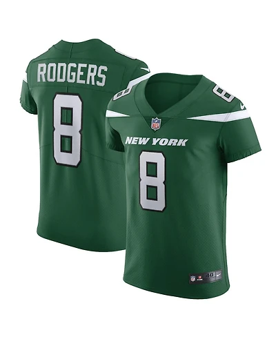Men's Nike Aaron Rodgers Gotham Green New York Jets Alternate Vapor F.u.s.e. Elite Jersey