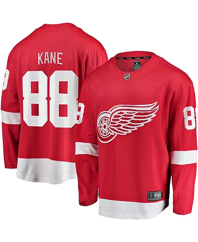 Men's Fanatics Patrick Kane Red Detroit Wings Home Breakaway Player Jersey
