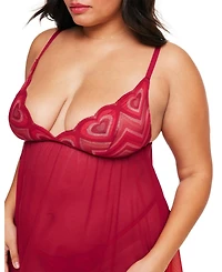 Amorata Women's Plus-Size Baby doll Lingerie