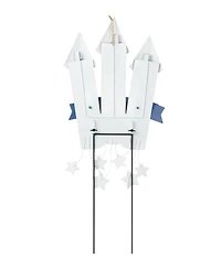 Glitzhome 30" H Patriotic, Americana Firecracker Yard Stake or Wall Decor