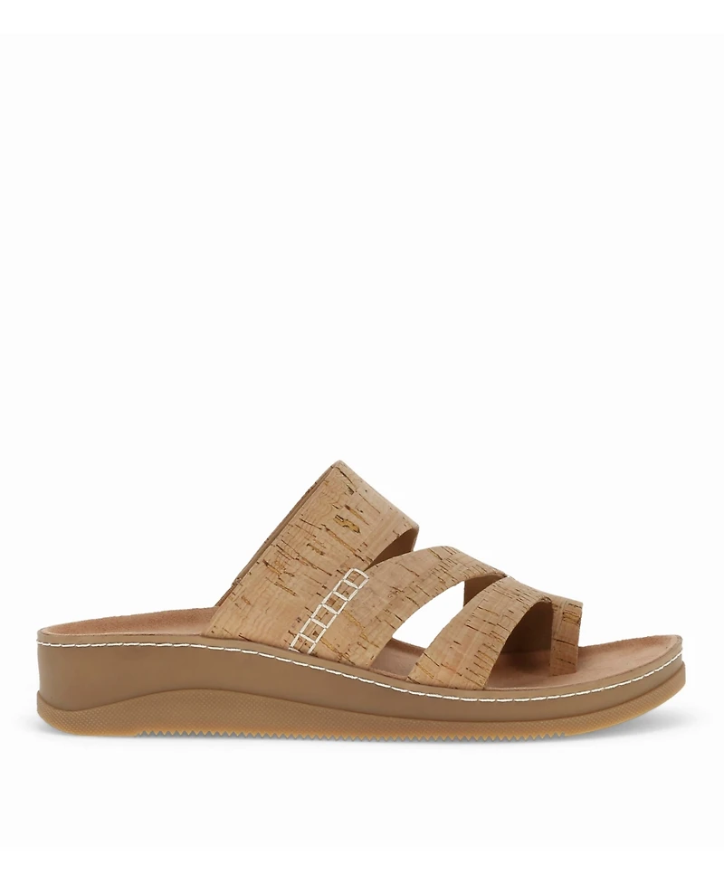 Baretraps Women's Fresha Toe Loop Wedge Sandals