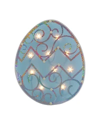 Northlight 12" Lighted Easter Egg Window Silhouette Decoration