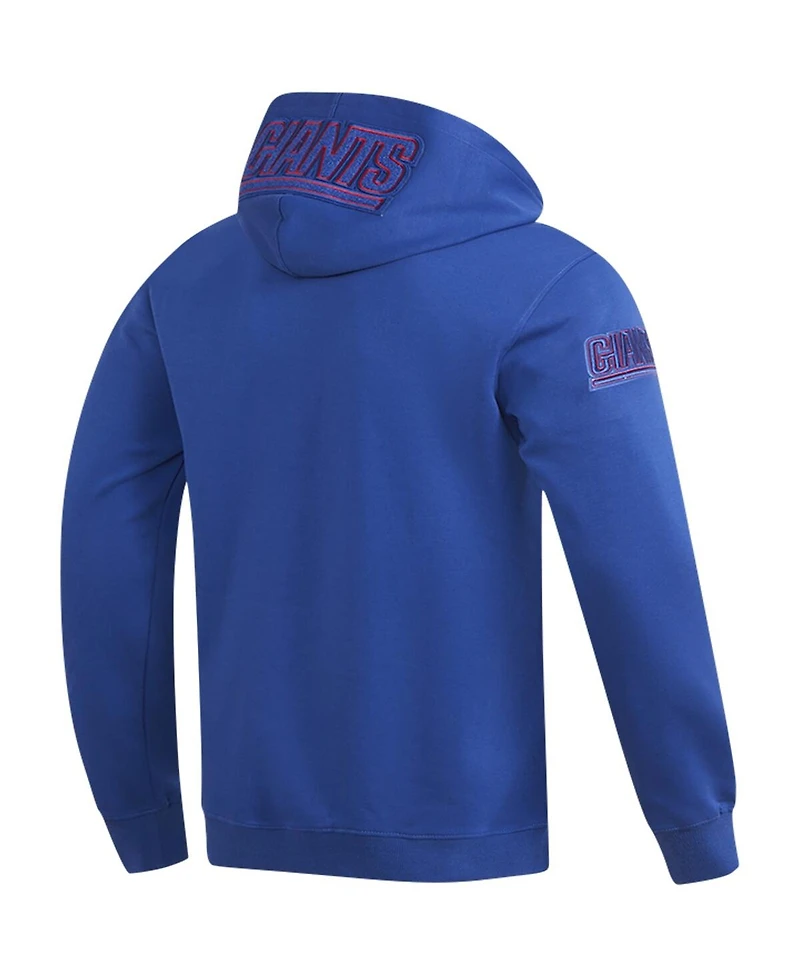 Men's Pro Standard Saquon Barkley Royal New York Giants Player Name and Number Pullover Hoodie