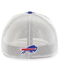 Men's '47 Brand Royal Buffalo Bills Leather Head Flex Hat